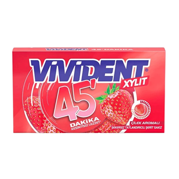 Vivident 45 Cuzdan Cilekli Sakiz 26 Gr | Gourmet Garage